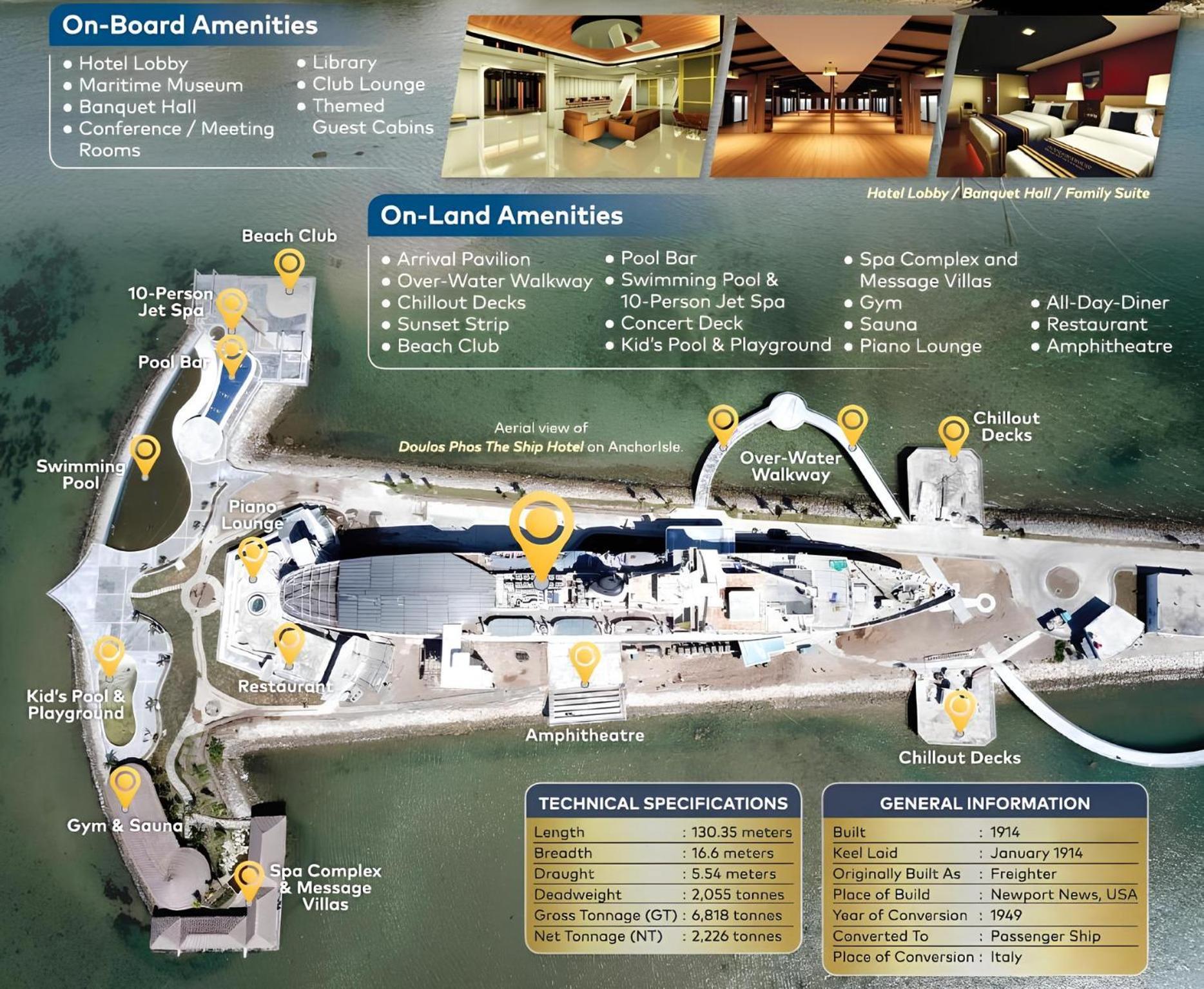 Doulos Phos The Ship Hotel Lagoi Exterior foto